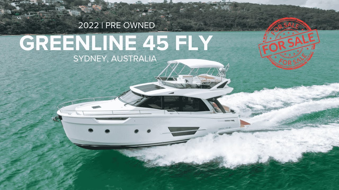 This 2022 Greenline 45 Fly Is the Best Pre-Owned 45ft Yacht!
