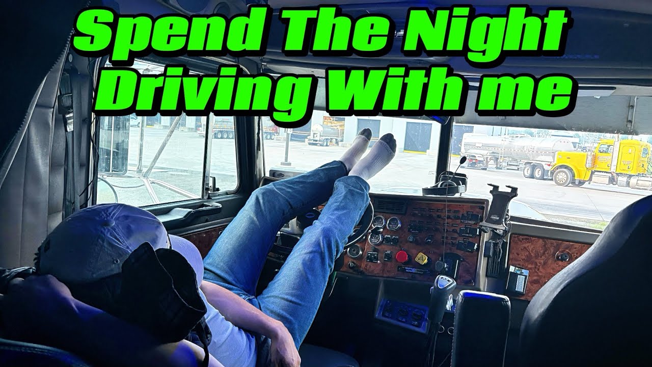POV: Driving A Peterbilt 379 Truck OVERNIGHT Michigan To Ohio (This Drive is SKETCHY!!!)