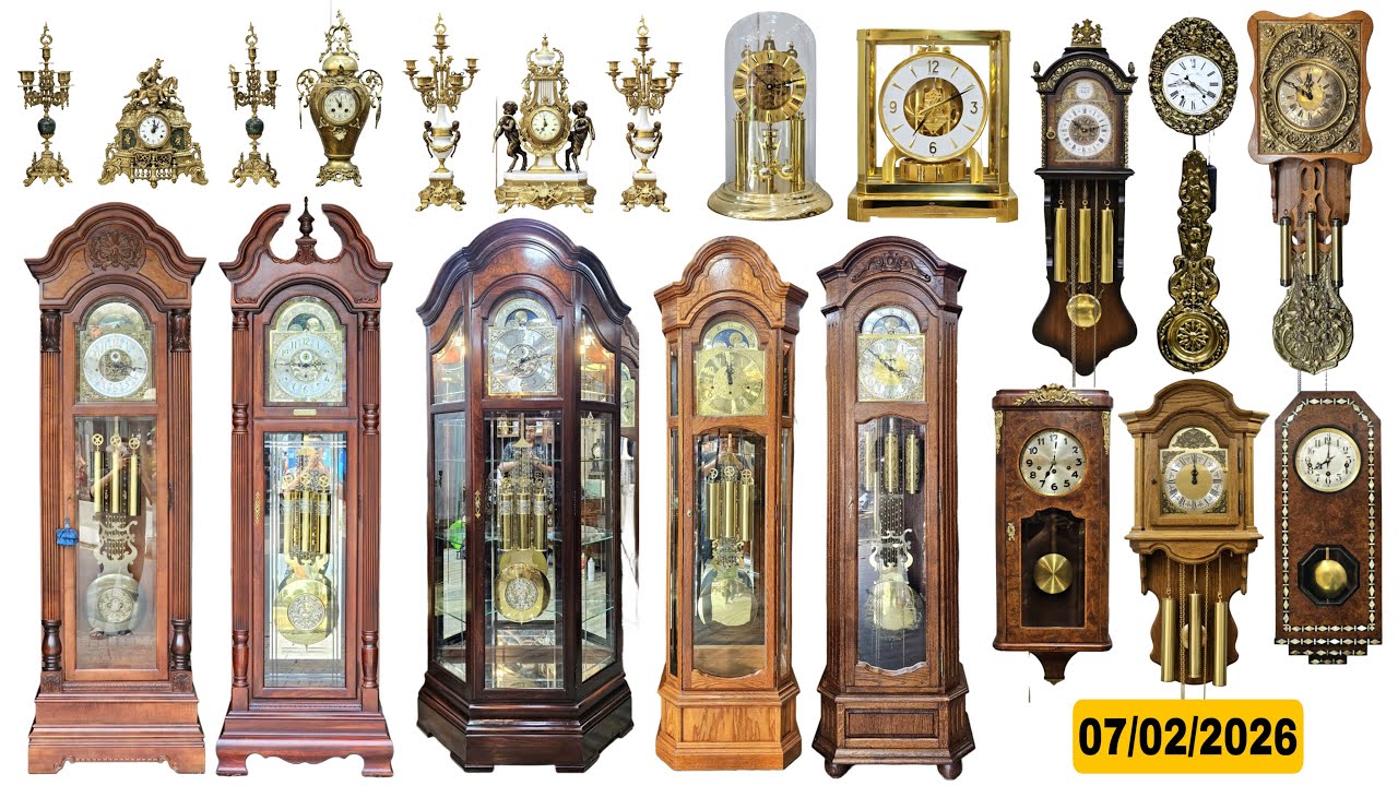 Đồng Hồ Howard Miller 610-939 Night Off, Atmos 528, đồng hồ FFR 8 gong đồng bạch, đồng hồ odo, Elgin