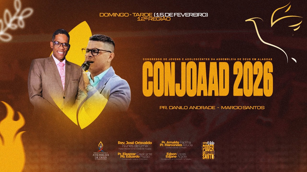 CONJOAAD 2026  - AO VIVO E COM IMAGENS - 12ª Região - 2º DIA (ACESIVEL EM LIBRAS)