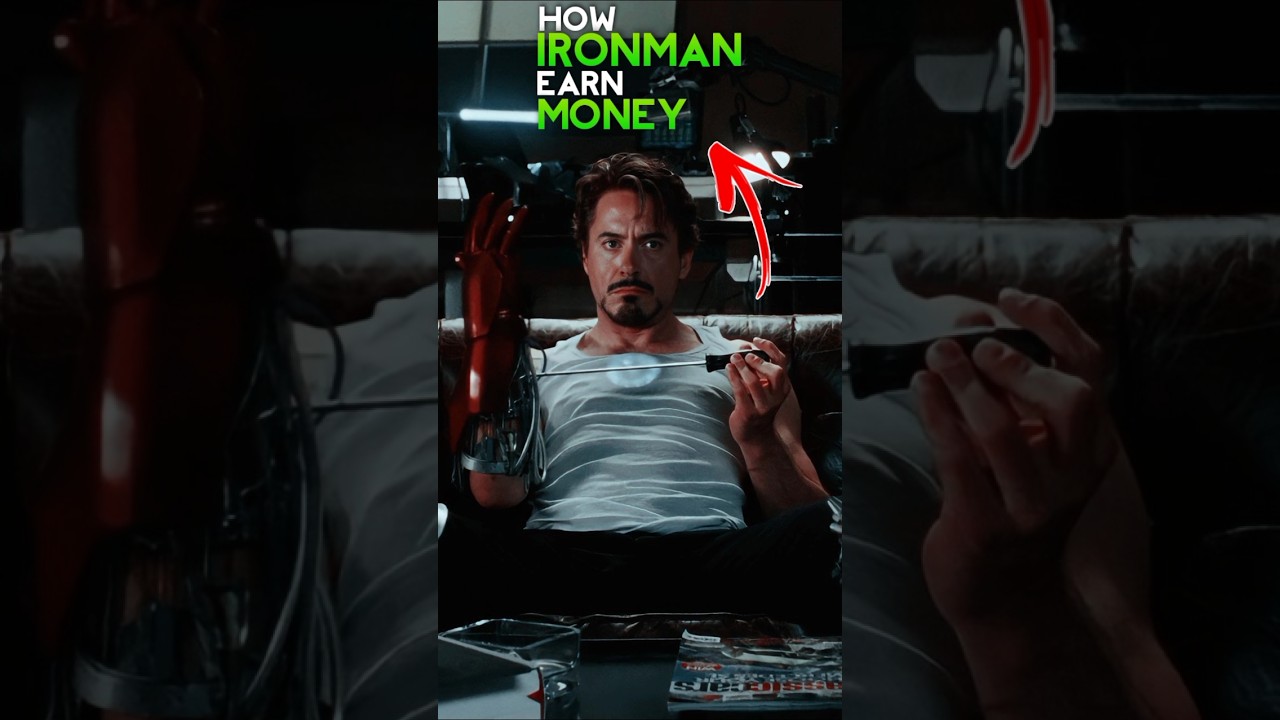 How does Ironman make money in MCU 🤑 #shorts #ironman #tonystark #marvel #mcu #avengers #facts