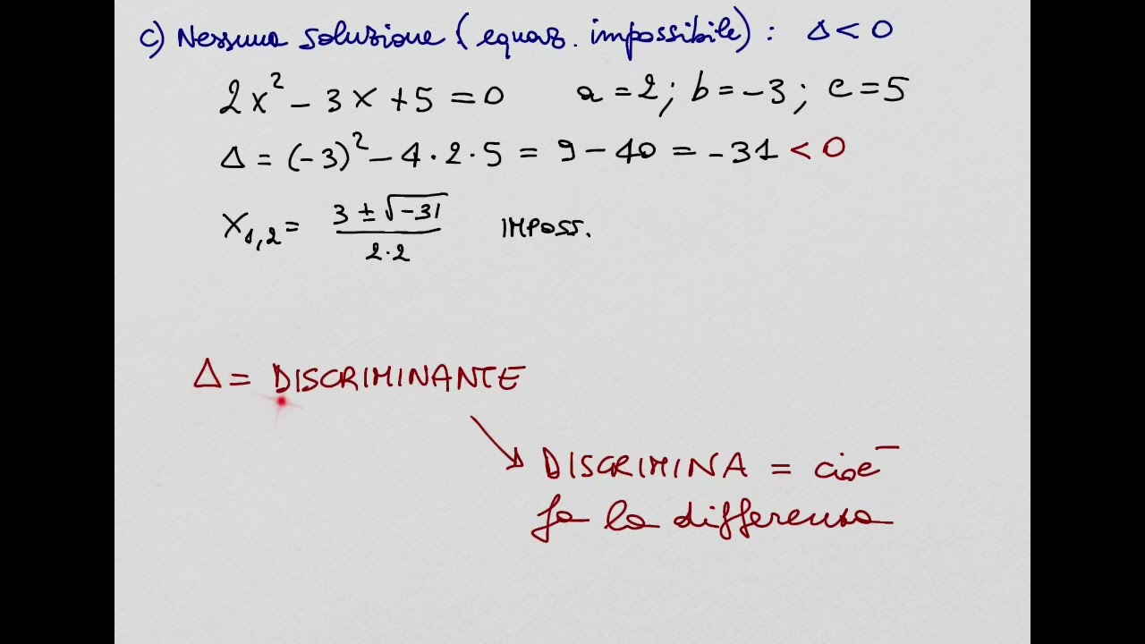 09 - Equazioni di 2^ Grado