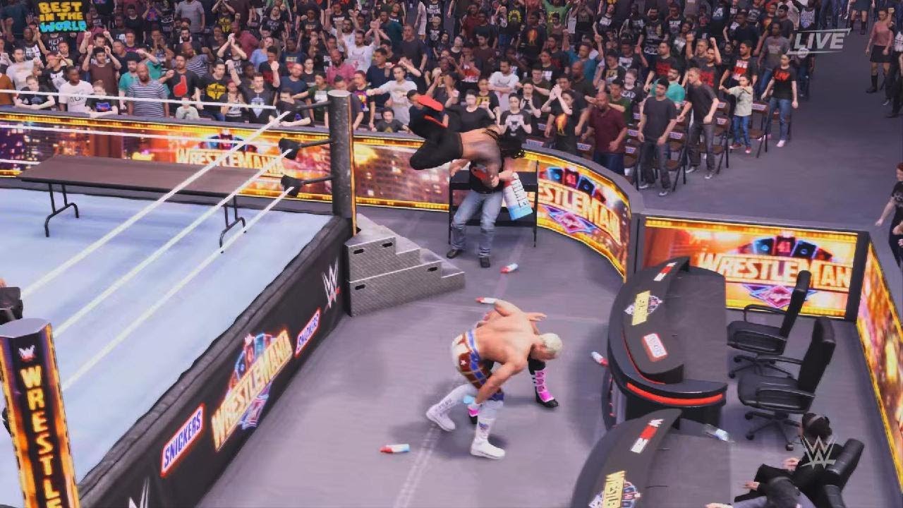 WWE 2K25: CM Punk vs. Cody Rhodes vs. Brock Lesnar vs. Roman Reigns