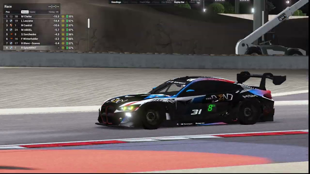 Le Mans Ultimate - Bahrain Daily Replay Cam - BMW M4 LMGT3
