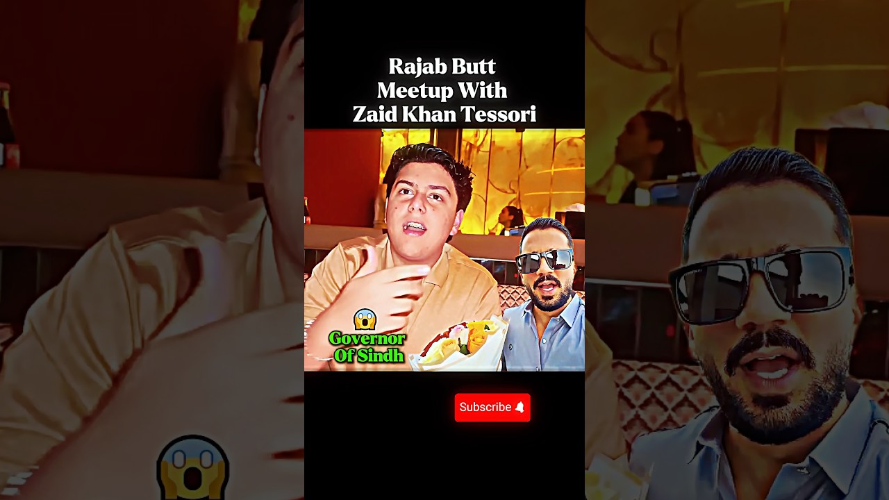 Rajab Butt Meetup With Zaid Khan Tessori #rajabfamily #vlog #viral