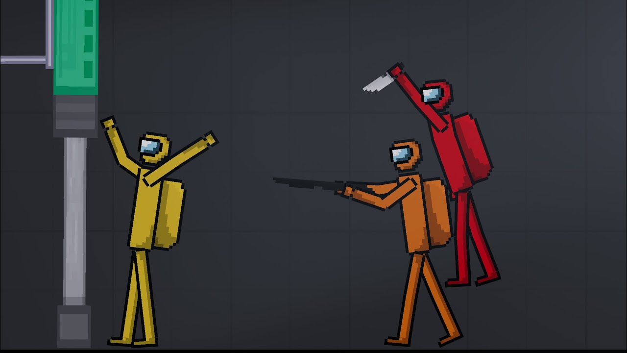 There Are Smart Impostors Among Us In People Playground (Among Us Mod)