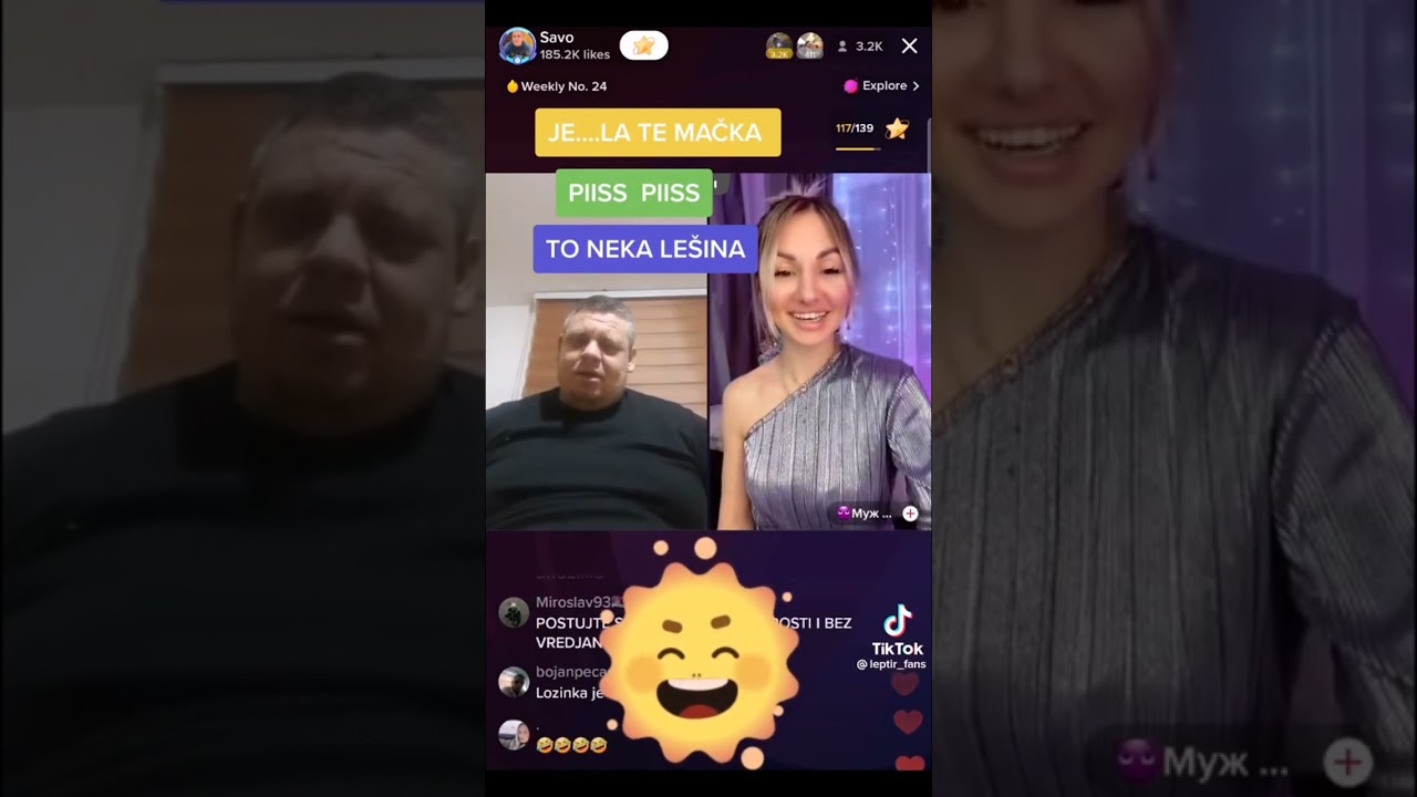 Savo TikTok plakanje od smijeha
