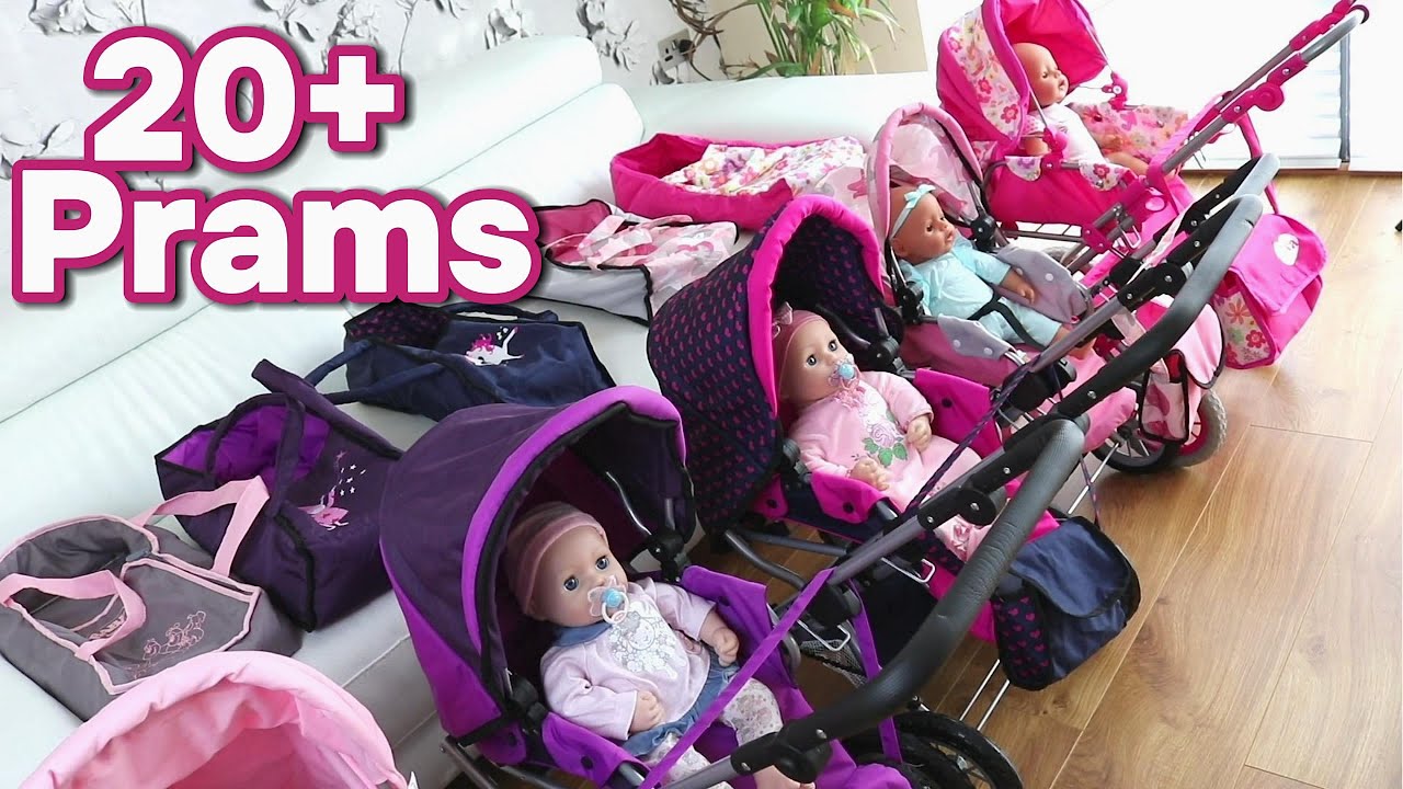 ОГРОМНАЯ коллекция колясок для кукол (более 20 кукол)! 🎀 Коляски Baby Born и Annabell