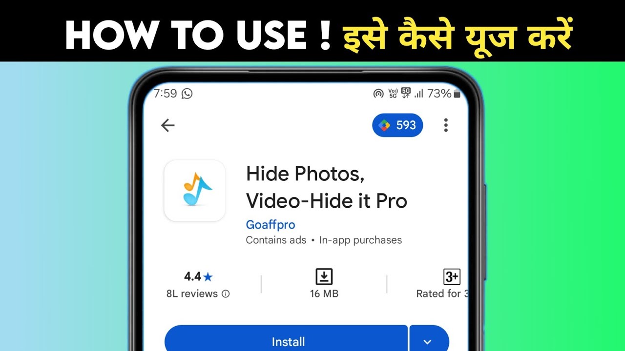 How to use Hide photos Video - Hide it pro | Best app for hide photos and video in android