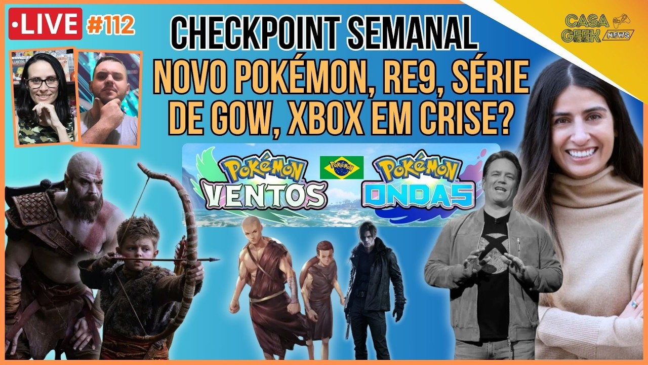 LANÇAMENTO DE RE9, NOVO POKÉMON, XBOX EM CRISE? E MAIS - CASA GEEK NEWS LIVE #112