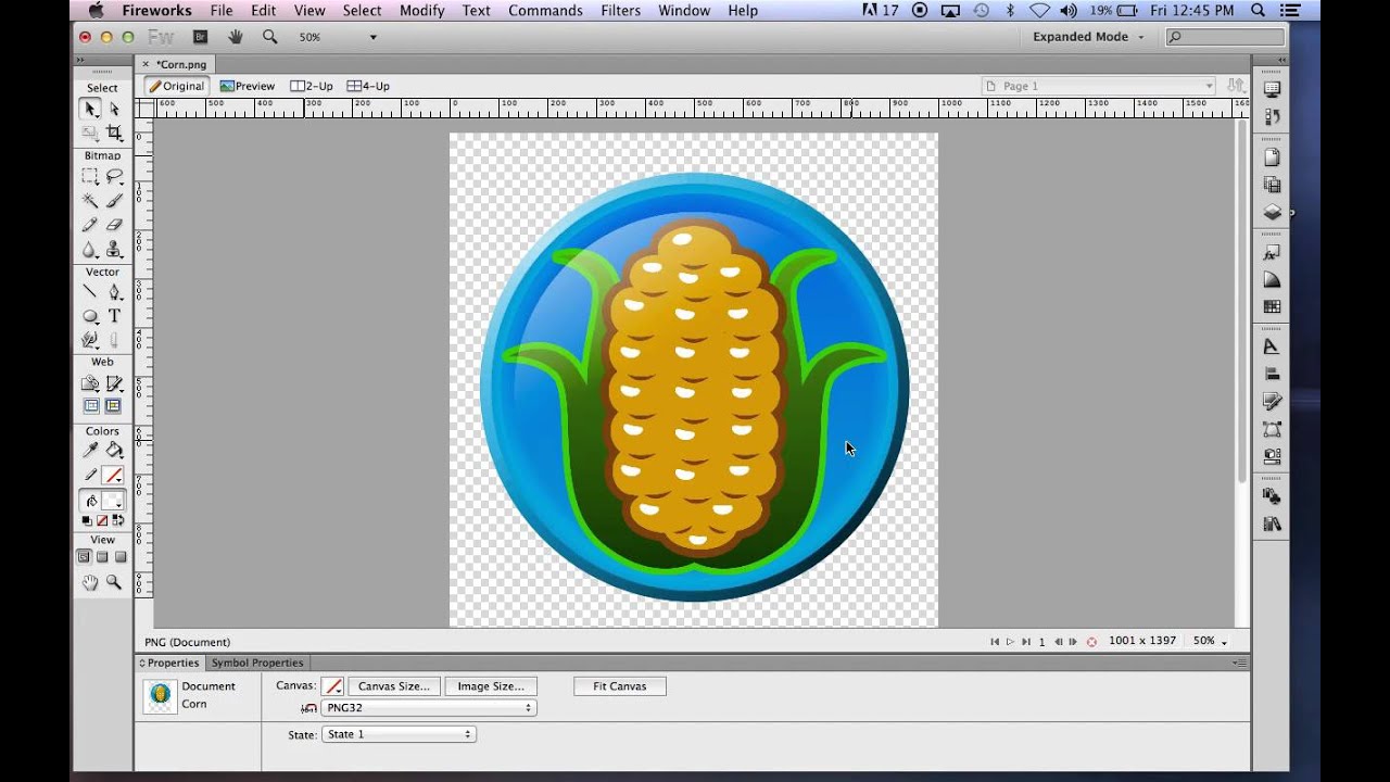 Cropping Images in Fireworks