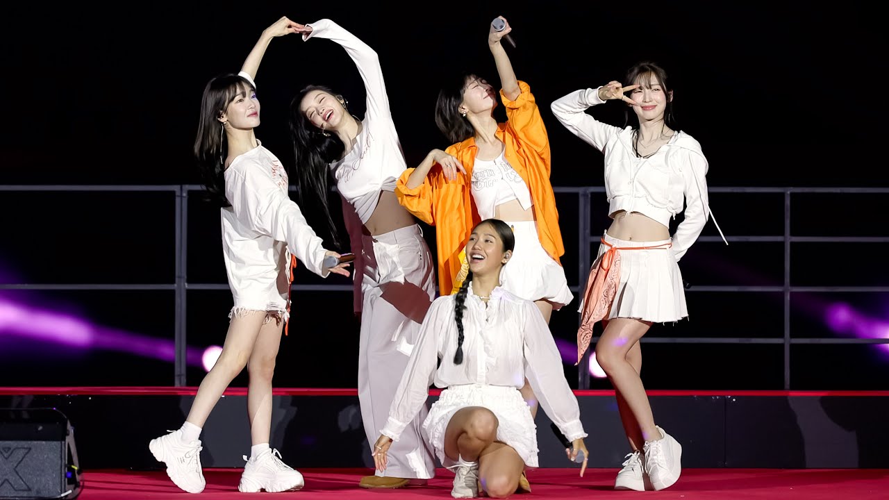 오마이걸(Oh My Girl) 대전 한화생명 볼파크 개장식 Full Ver. (던던댄스 + 돌핀 + 비밀정원 + 살짝설렜어)