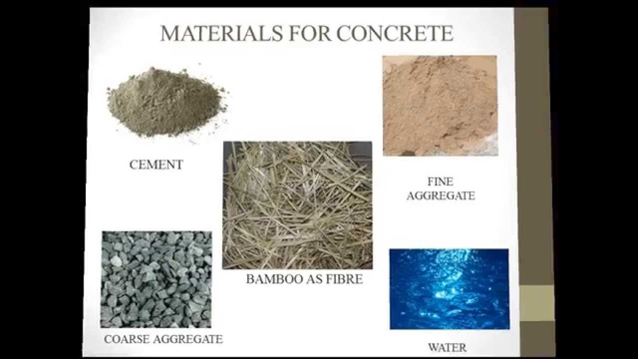 Addition of bamboo as fibre in concrete