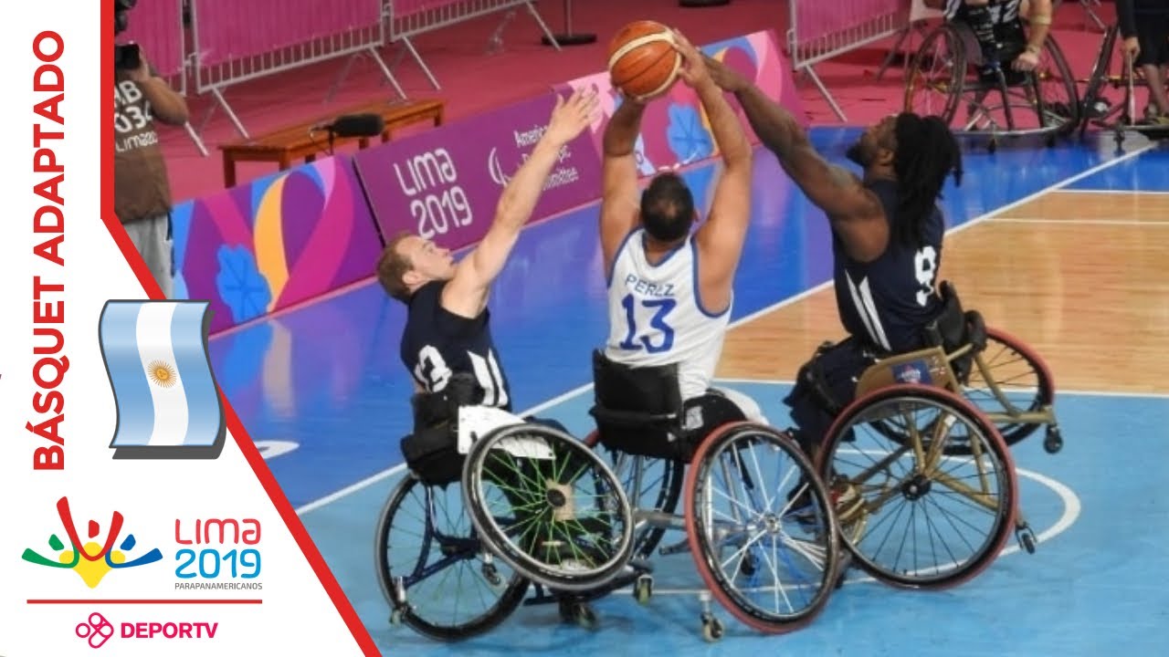 Argentina 36-57 Estados Unidos - Partido completo - Basquet silla de ruedas - Semifinal - Lima 2019