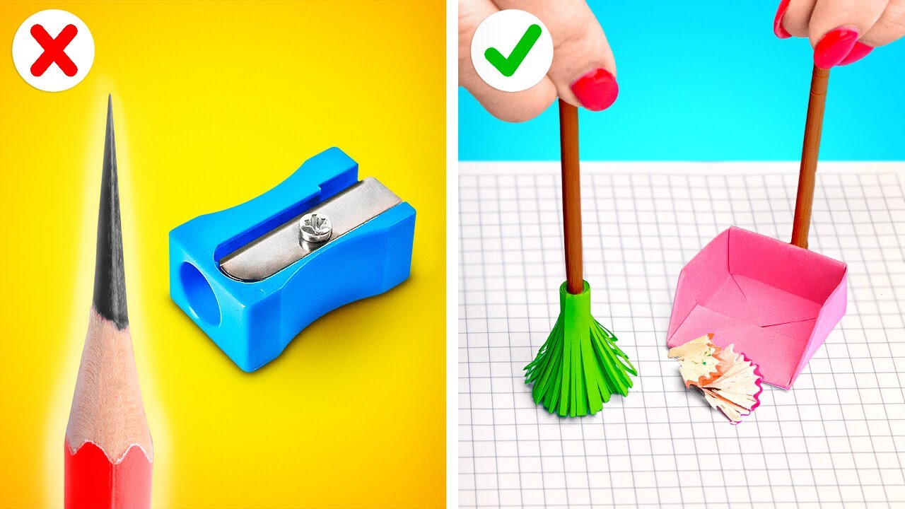 ADORABLE SCHOOL CRAFTS || DIY Crafts And Funny Situations By 123GO!