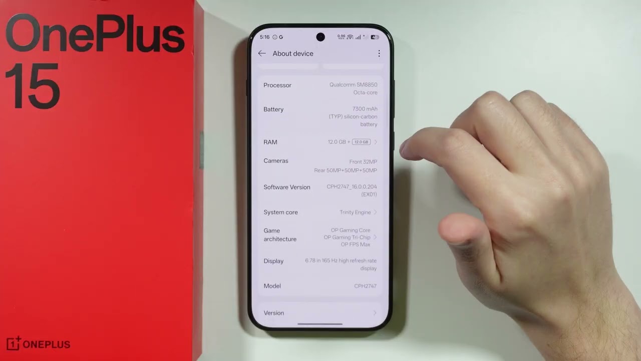 OnePlus 15: как расширить оперативную память &mdash; включение/выключение расширения оперативной памяти...
