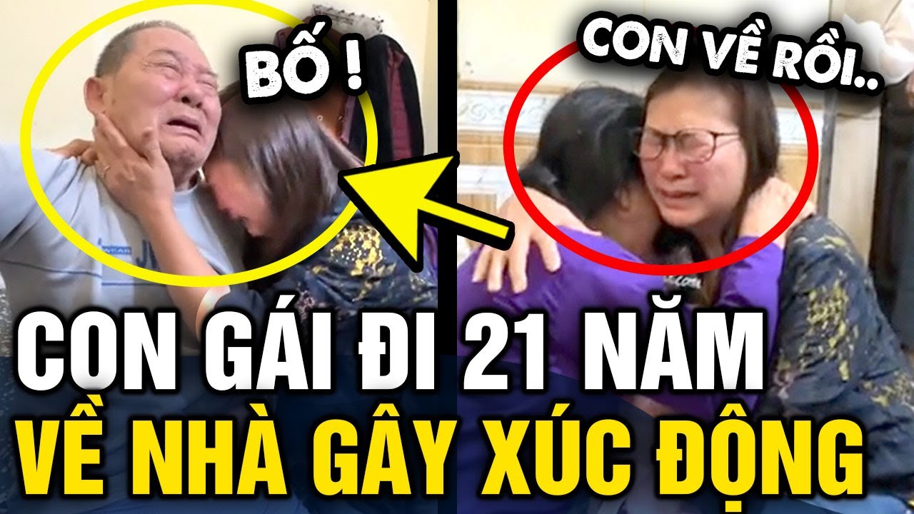 Con gái 21 NĂM XA XỨ lần đầu về Việt Nam, nhìn giọt nước mắt của cha mẹ KHÔNG NGỪNG RƠI | Tin 3 phút