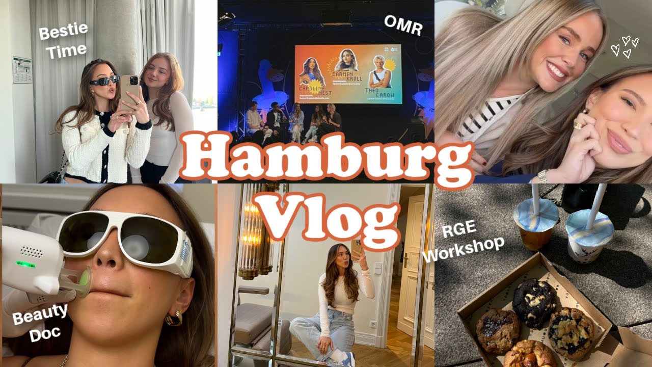 Girls Trip, Botox in Berlin & Business Stuff in Hamburg | Hamburg Vlog | Adorable Caro