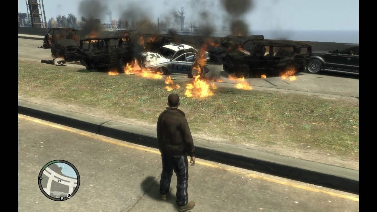 Grand Theft Auto IV - Car Explosion