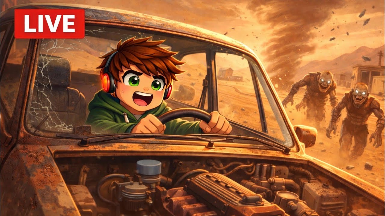 🚗💨 FUGINDO DO NADA NO DESERTO! | A Dusty Trip LIVE 