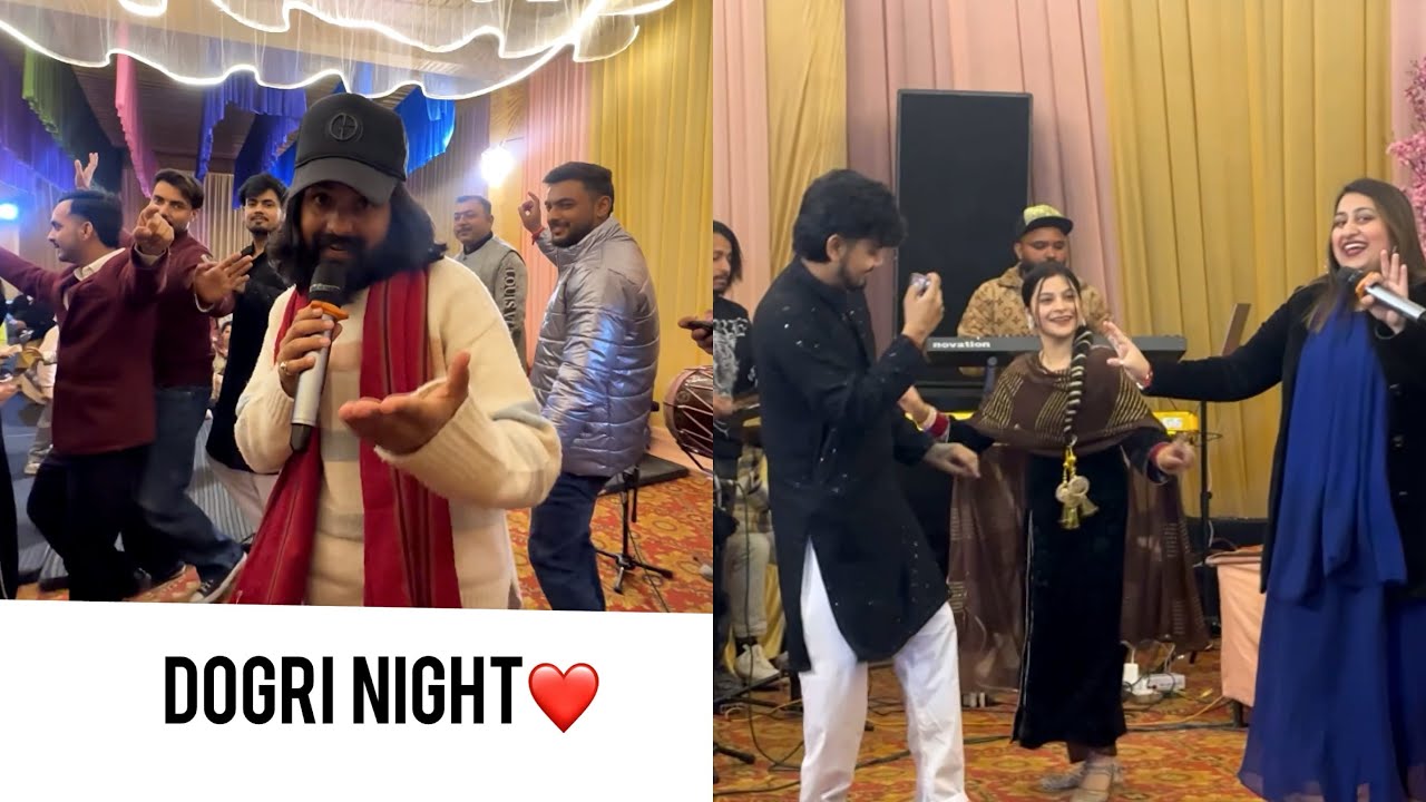 Dogri night ❤️ jeth ji ki shaadi mai  with 