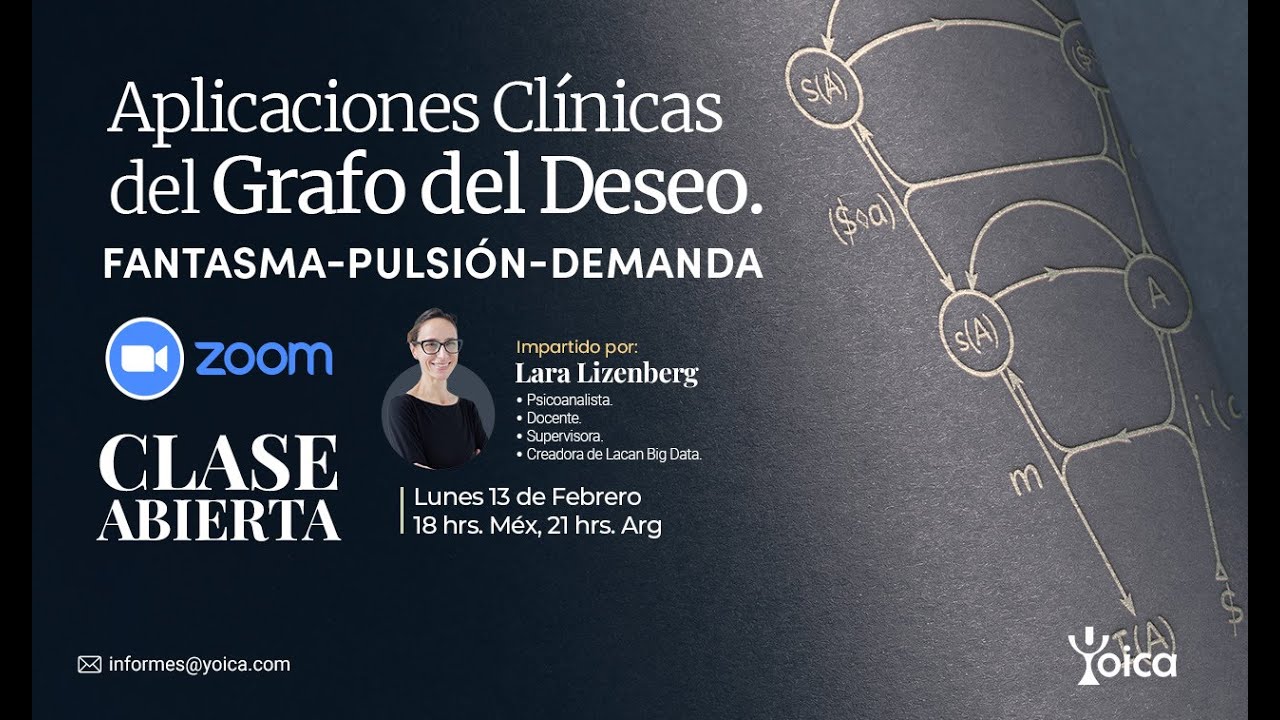 Clase Abierta: Aplicaciones clínicas del Grafo del deseo – Lara Lizenberg