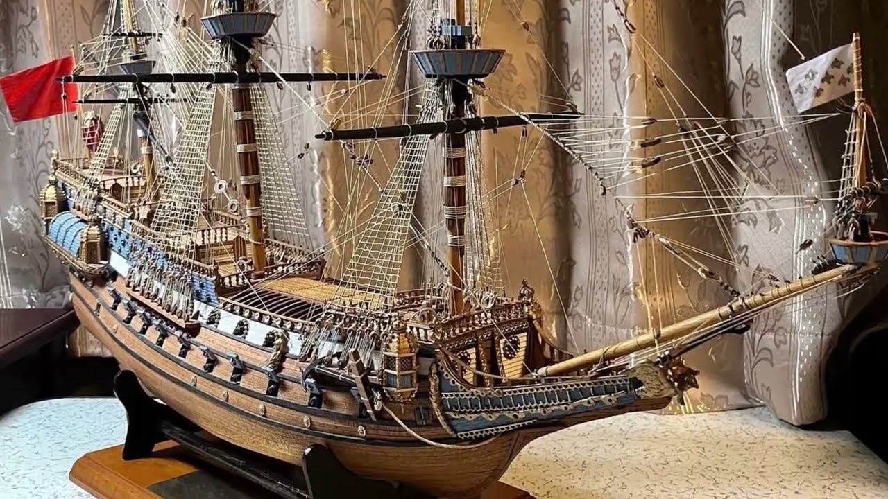 1/100 Saint Louis 帆船模型 scratch build フォトギャラリー
