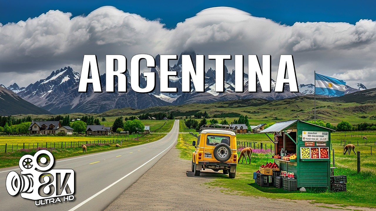 Maravillas de Argentina | Los Lugares Más Increíbles del País | Viaje en 8K