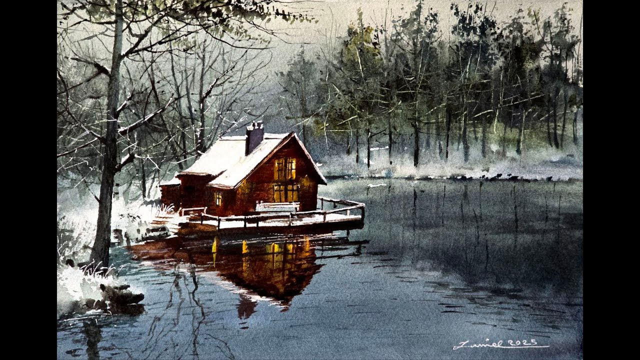 Watercolour & Liquid Charcoal - Explore my second channel