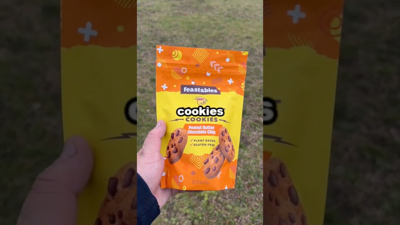 I tried the new MrBeast peanut butter Cookies 🍪 #mrbeast