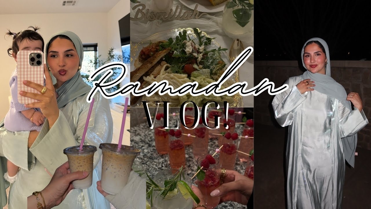 Spend a week of ramadan with me! Moms night out, fasting with a baby, & more!