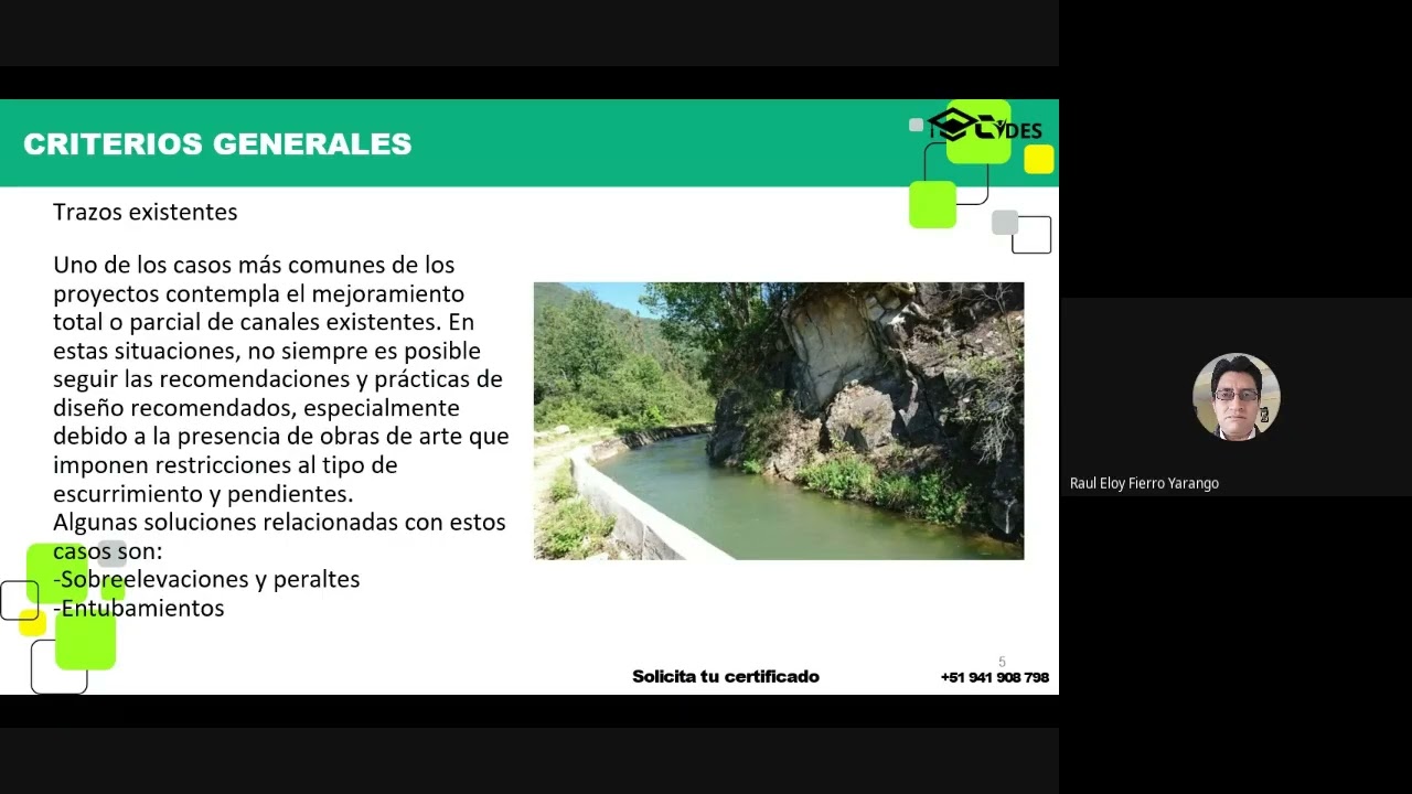 𝐃𝐈𝐒𝐄𝐍̃𝐎 𝐃𝐄 𝐂𝐀𝐍𝐀𝐋𝐄𝐒 𝐇𝐈𝐃𝐑𝐀́𝐔𝐋𝐈𝐂𝐎𝐒 𝐘 𝐎𝐁𝐑𝐀𝐒 𝐃𝐄 𝐀𝐑𝐓𝐄