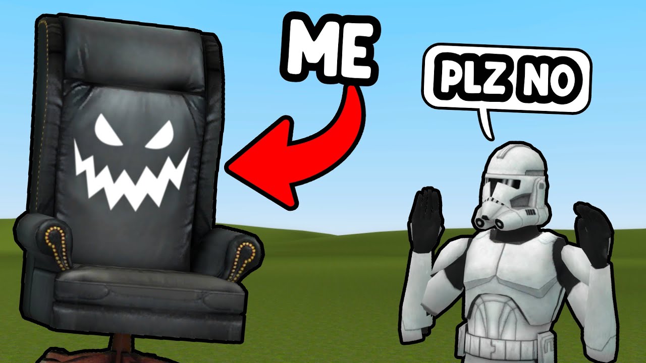 Я стал убийственным стулом — троллинг администратора Gmod Star Wars RP