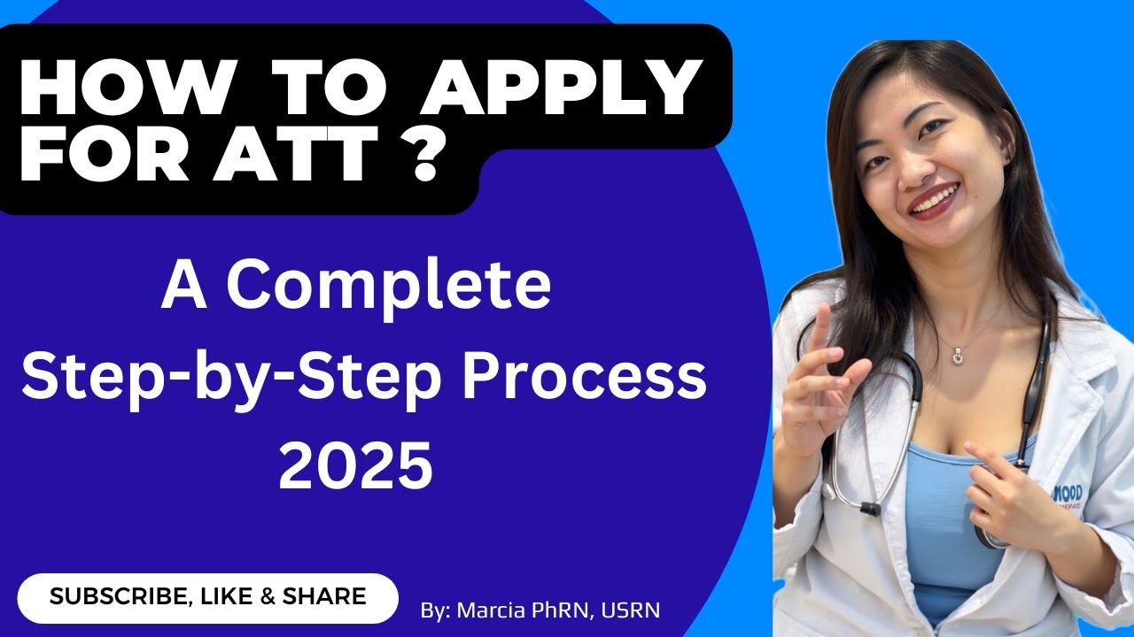 Step-by-Step Guide to Applying for ATT: A Comprehensive Process to Schedule Your NCLEX 2025 !