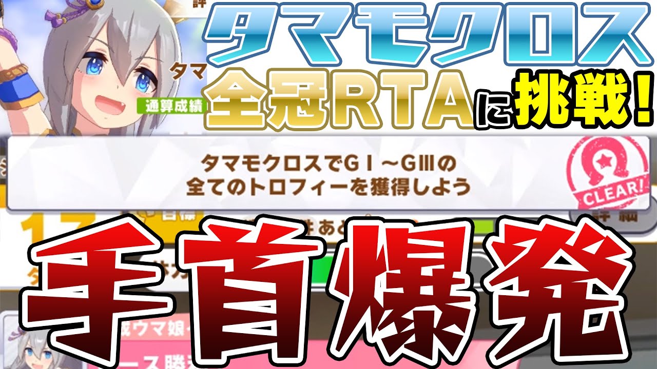 タマモクロス全冠RTAに挑戦したら○時間かかりました…