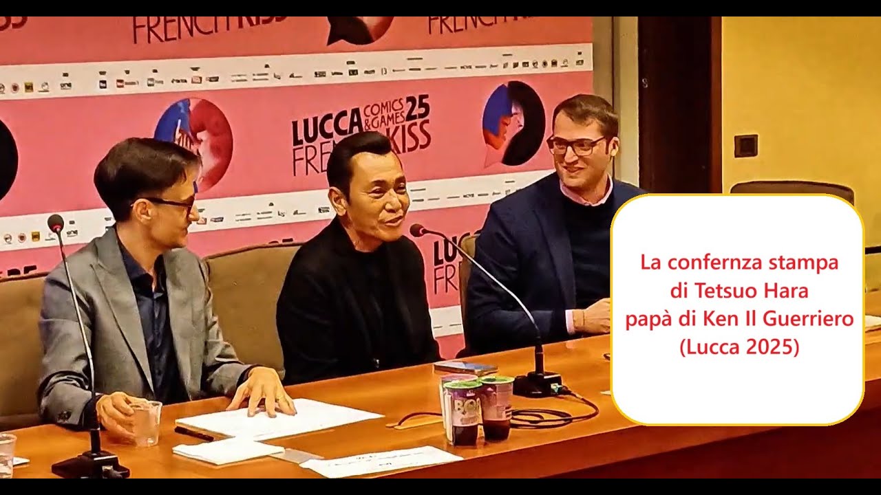 La conferenza stampa di Tetsuo Hara a Lucca 2025