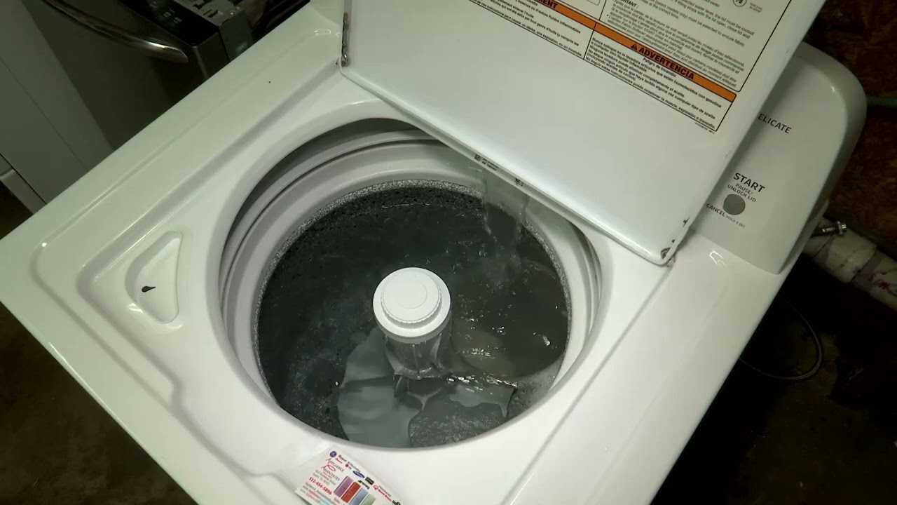 Admiral Top Load Washer ATW4675YQ  - ExtraHeavy CYCLE  - Washing   Plastic Bowl and Fork