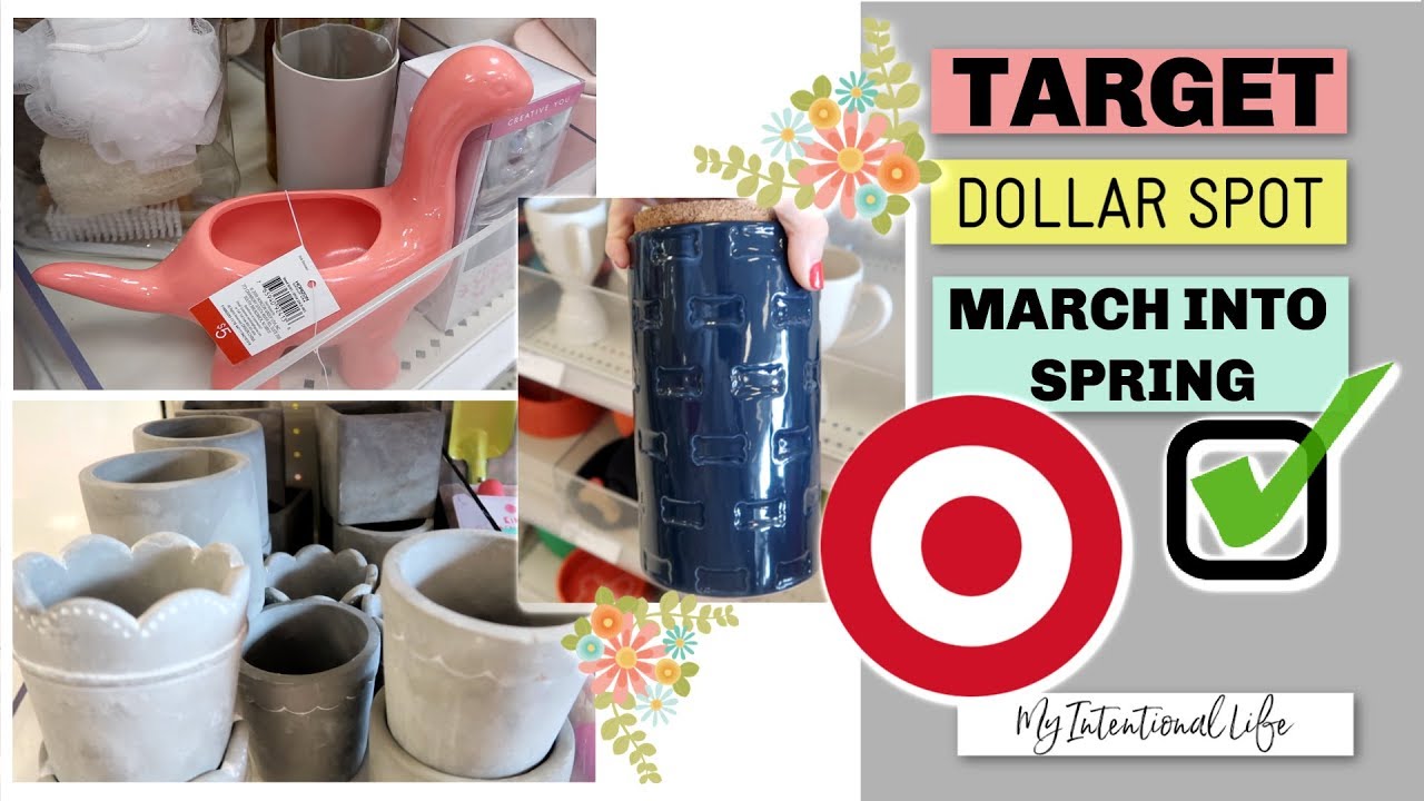 TARGET DOLLAR SPOT // MARCH INTO SPRING // My Intentional Life