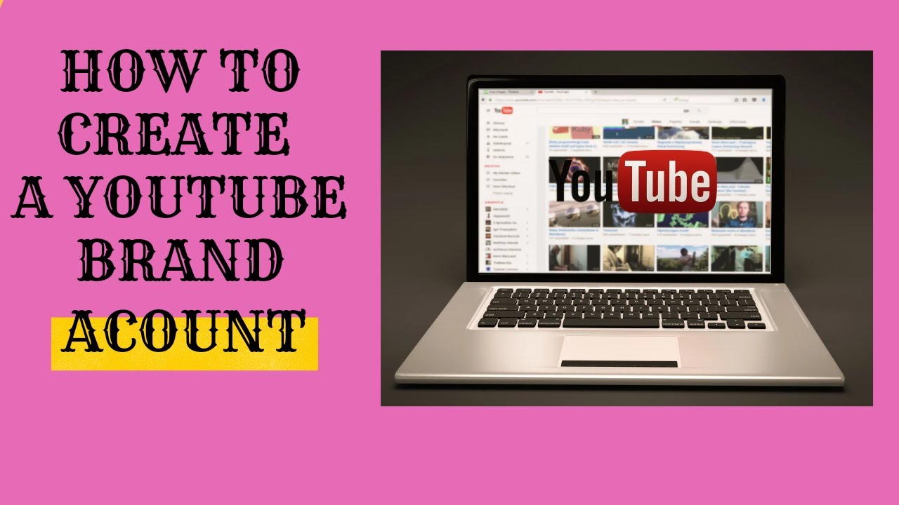 HOW TO CREATE A YOUTUBE BRAND ACCOUNT -LET's CREATE WITH MHEELABS