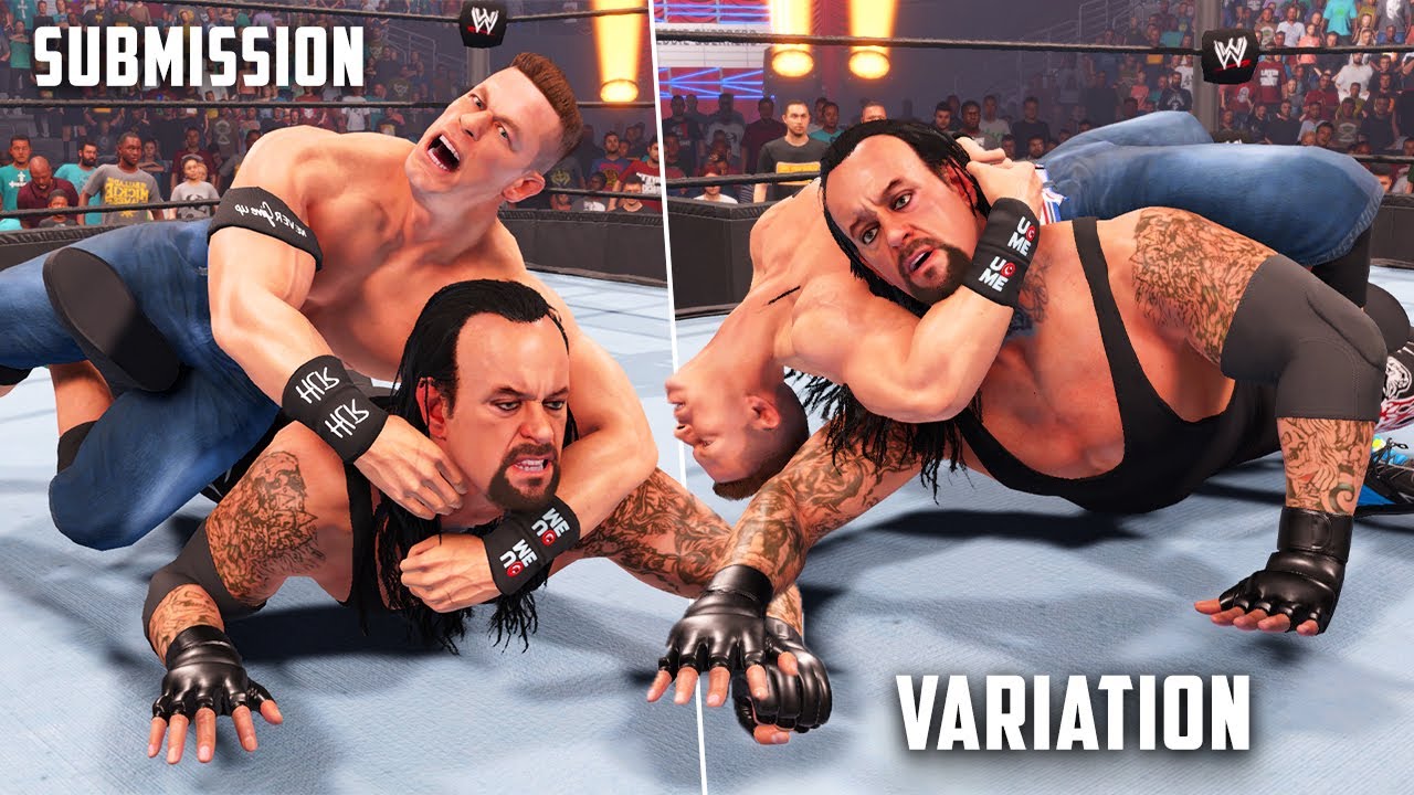 WWE 2K22 - Submissions that have an Alternative Variation