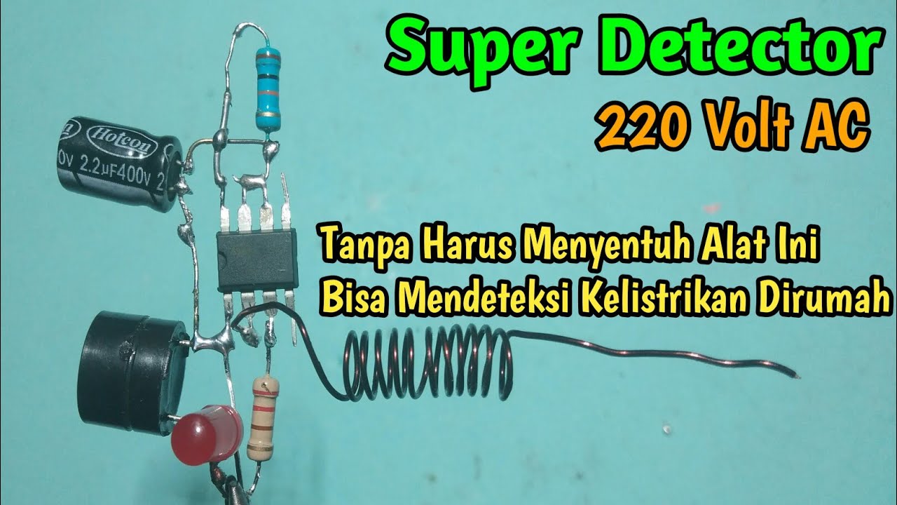 Cara Buat Alat Deteksi Kabel Putus Dengan IC NE 555 || Tespen Wireless