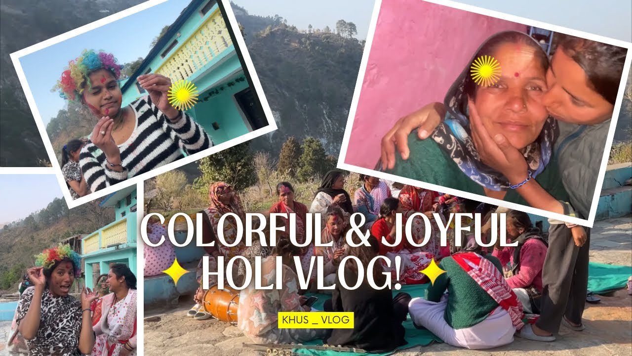 Pahadon Wali Holi 🤯 Aisa Celebration Shayad Hi Dekha Hoga!