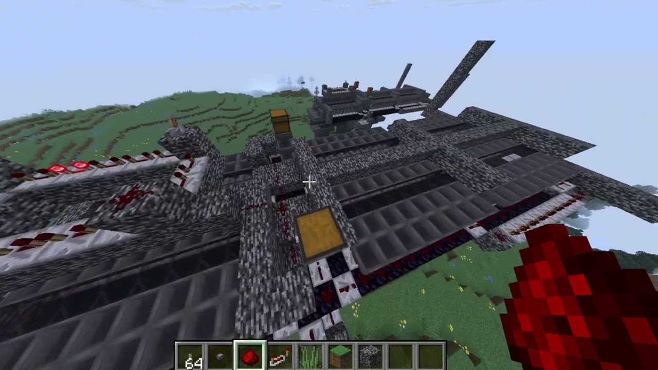 How to make an army of Minecraft Railguns for clearing forests