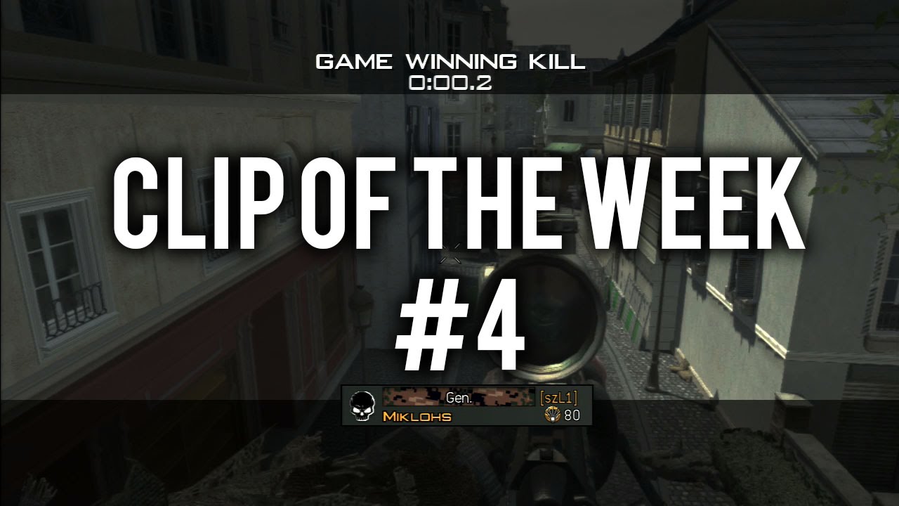 Clip Of The Week #4: MW3 Out of Map Trickshot!