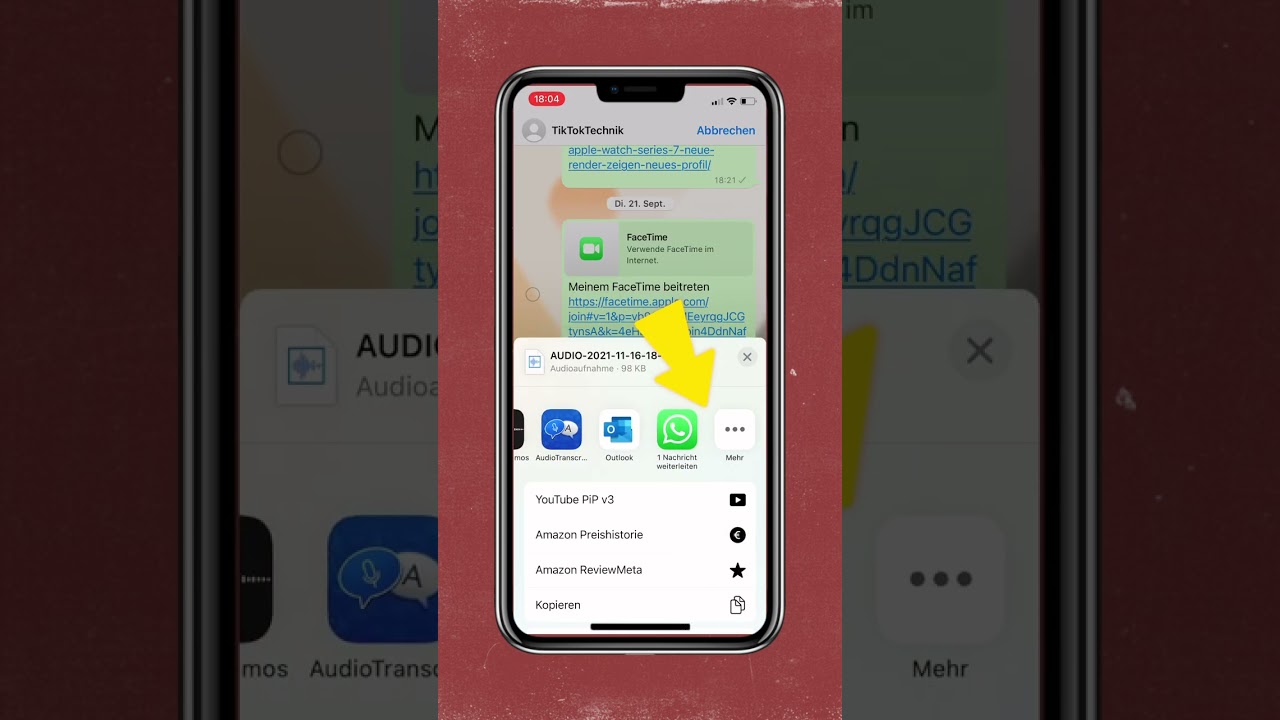 WhatsApp Sprachnachrichten Trick (nur iPhone)