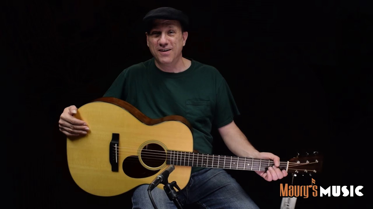 The Martin OM-18E at Maury’s Music