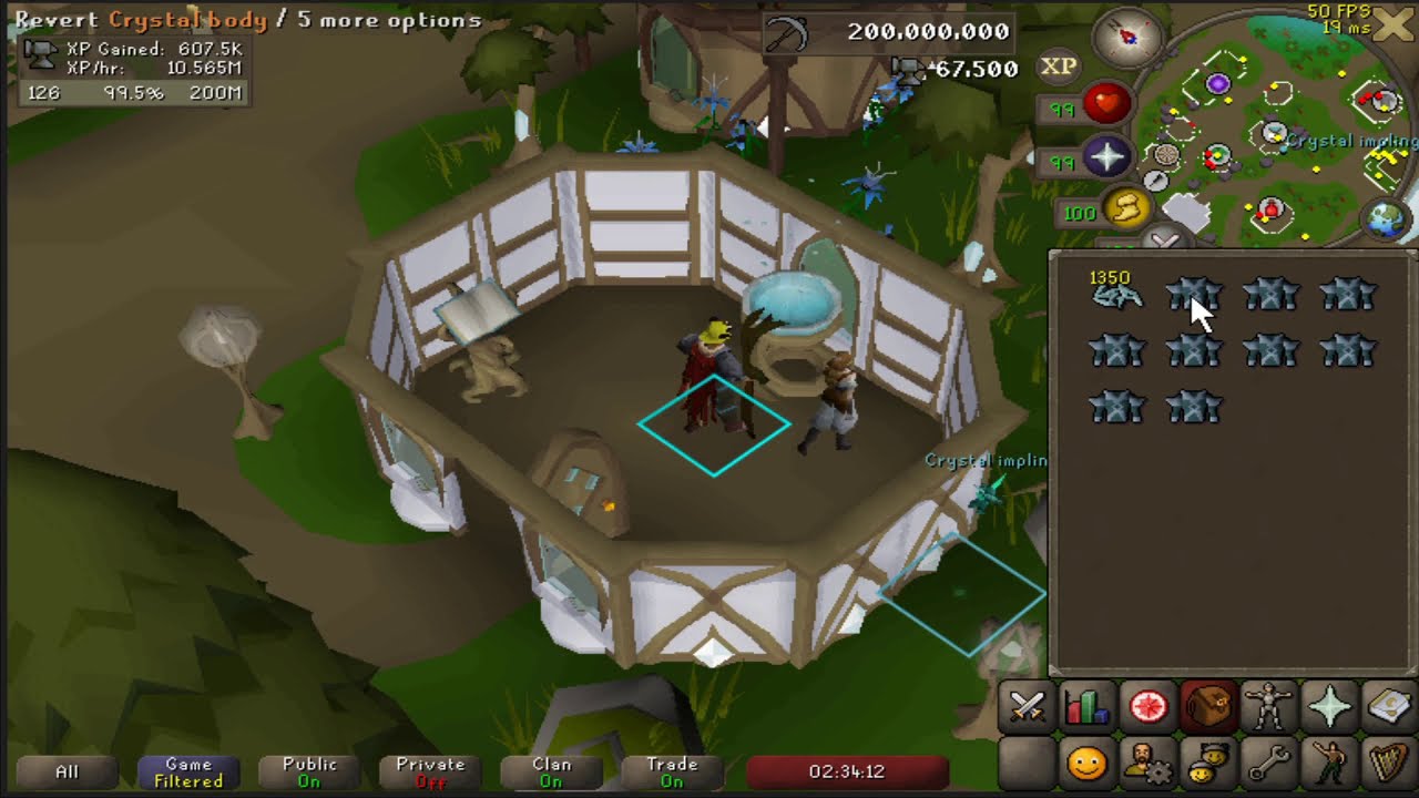 200m mining and smithing