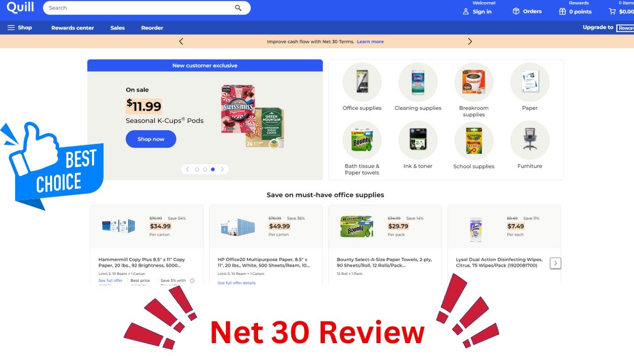 Quill Net 30 Review | Report to Dunn & Brad / Experian
