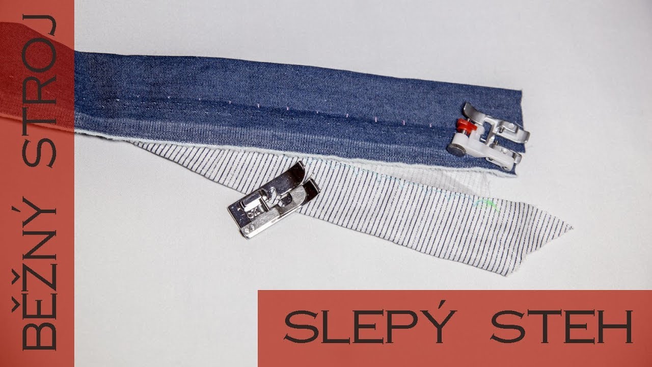 Jak šít slepý steh na běžném šicím stroji | Caramilla Easy