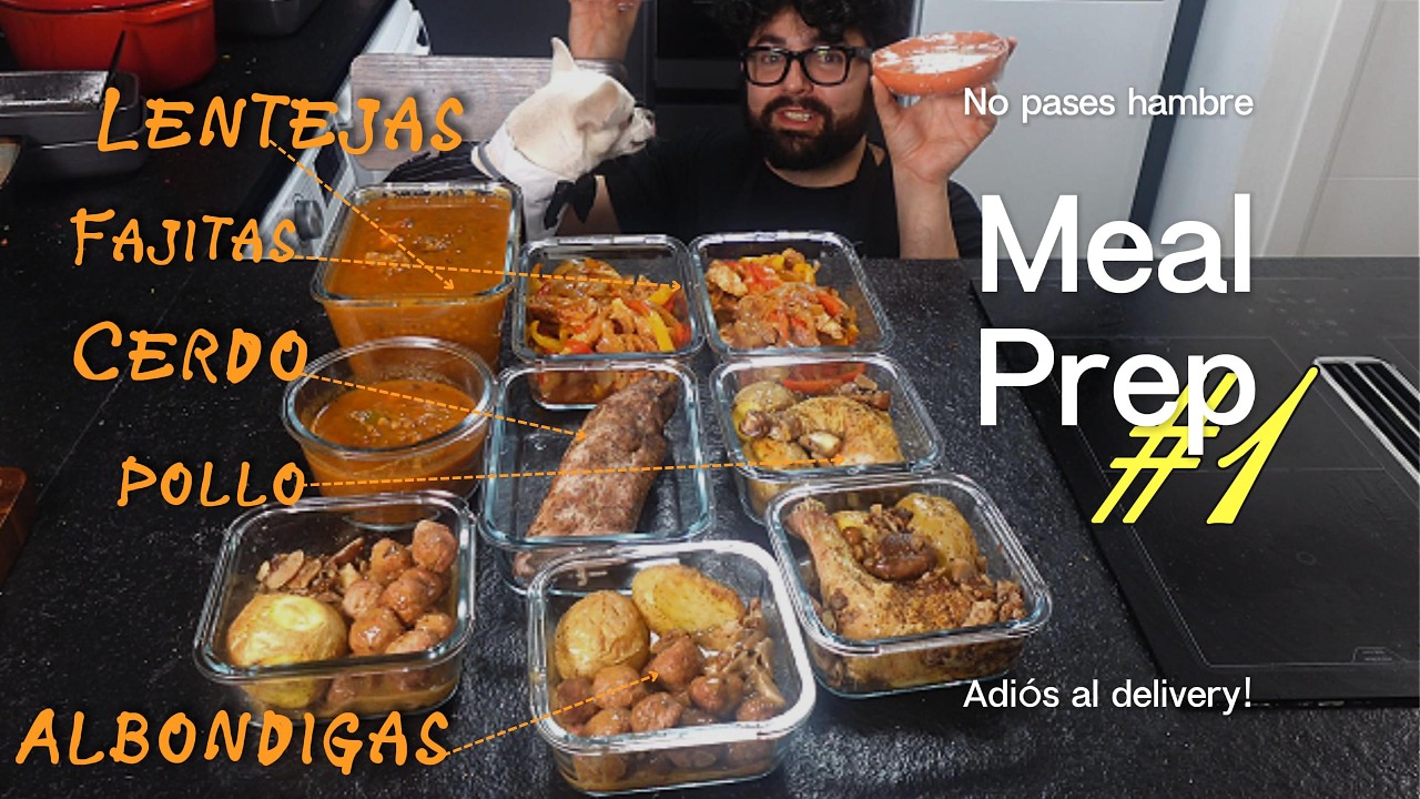 6 Recetas para NO pedir comida a domicilio esta semana. MealPrep#1